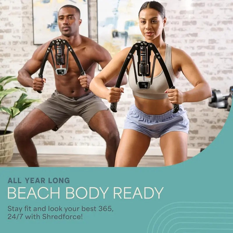 LifePro ShredForce Hydraulic Power Twister | Adjustable Strength Equipment (22–440lb) for Upper Body