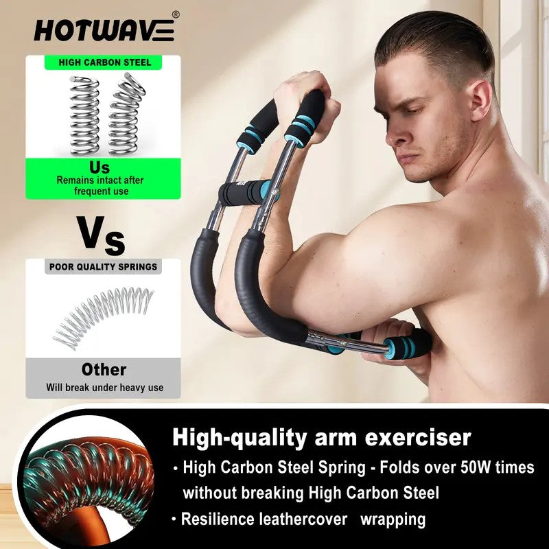 HOTWAVE Arm & Chest Trainer, Adjustable Portable Fitness Equipment for Men