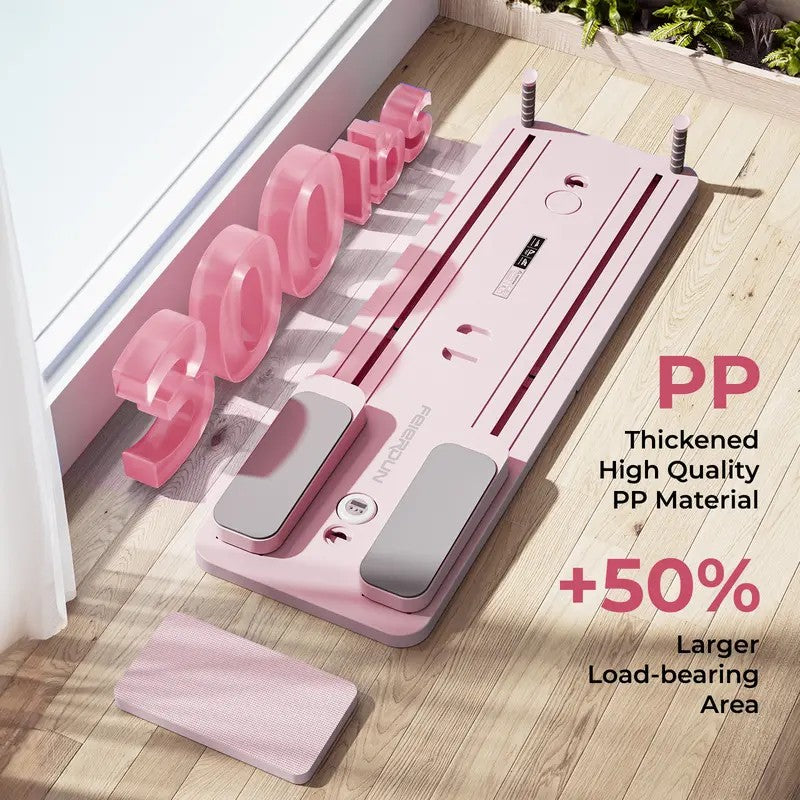 FEIERDUN Multi-functional Pilates Board | Ab & Core Strength Equipment | Foldable Home Reformer